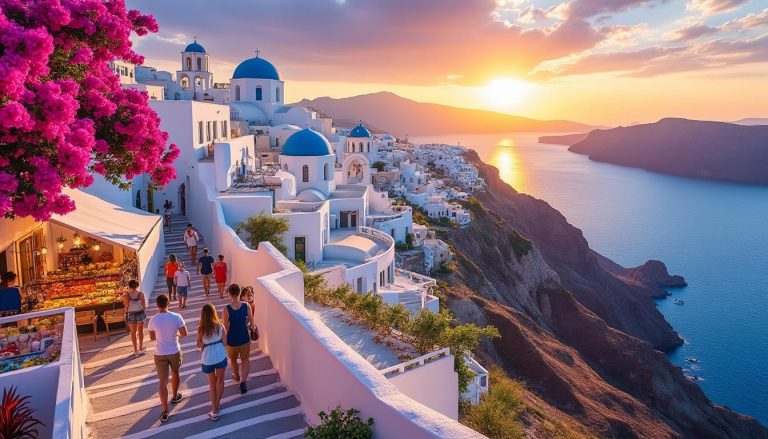 découvrez les incontournables à visiter à santorin : des villages typiques aux plages de rêve, en passant par les sites historiques et les plus beaux points de vue de l’île. préparez votre voyage avec notre sélection des lieux à ne pas manquer.