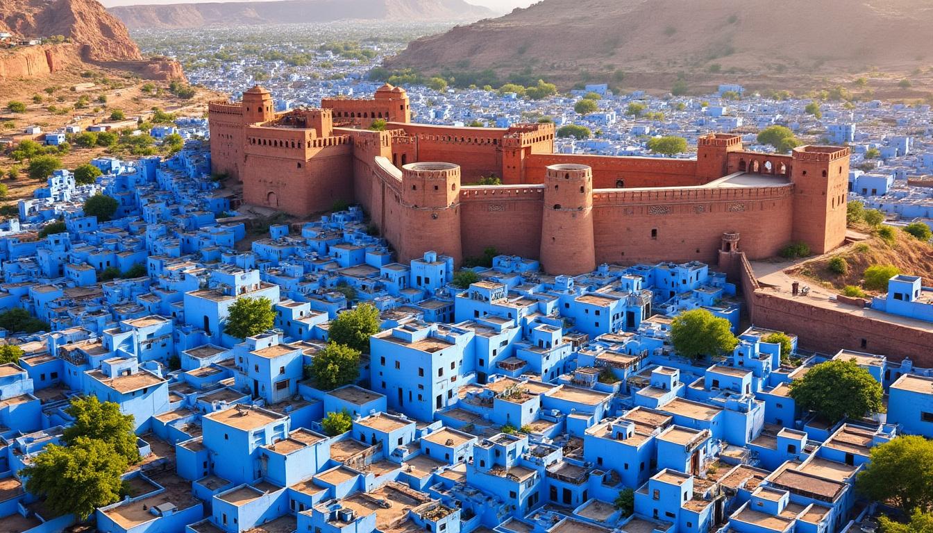 explorez blue city india à jodhpur et plongez au cœur de la ville bleue pour un voyage unique mêlant culture, histoire et paysages pittoresques.