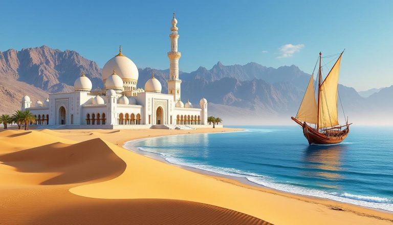 explorez les merveilles d'oman et découvrez les sites incontournables du sultanat, entre paysages désertiques, mosquées majestueuses et villages traditionnels.