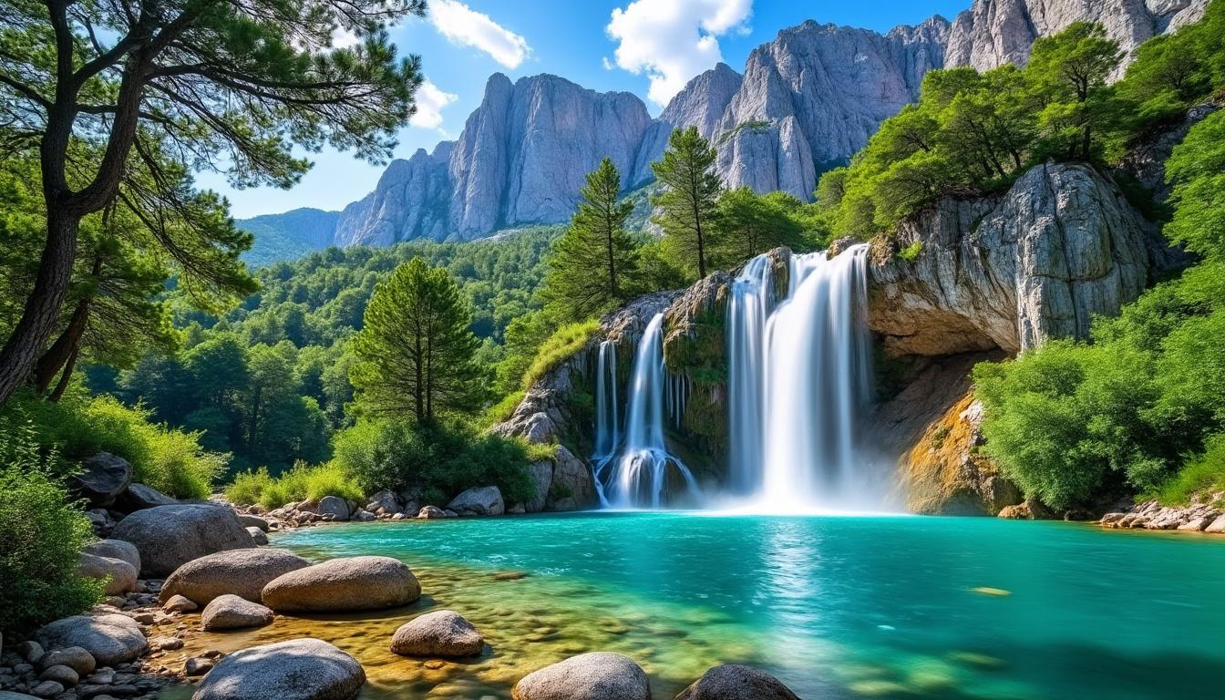 explorez les magnifiques cascades de purcaraccia en corse, un site naturel exceptionnel offrant des paysages époustouflants et des baignades rafraîchissantes au cœur de la nature sauvage corse.
