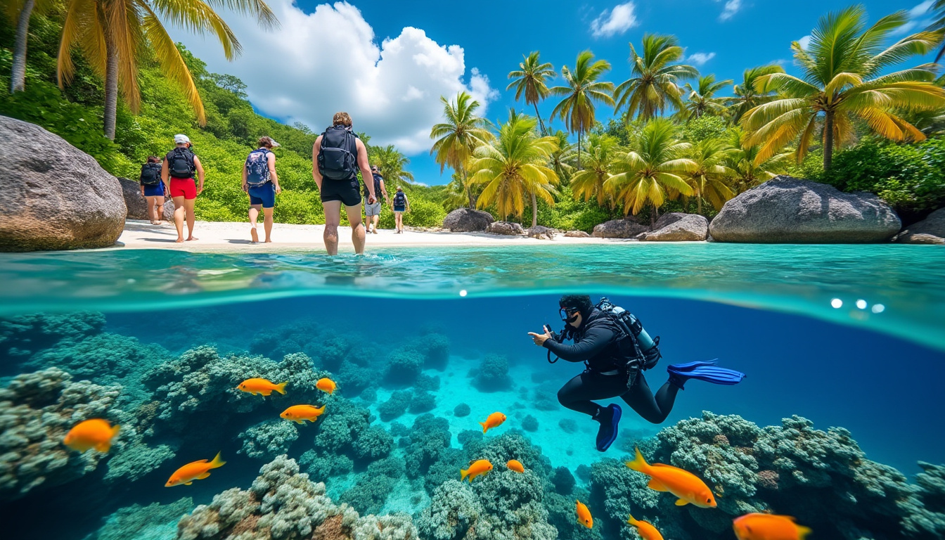explorez la plage de petite anse, un véritable paradis caché en bord de mer, idéal pour des moments de détente et de découverte au cœur d'un paysage naturel exceptionnel.