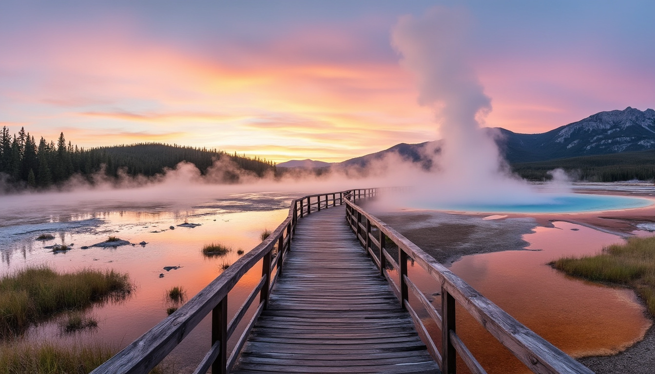 découvrez combien de jours prévoir pour visiter yellowstone, explorer ses geysers et ses paysages emblématiques, et profiter pleinement du parc.